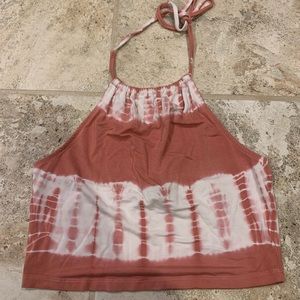 Tie dye halter top